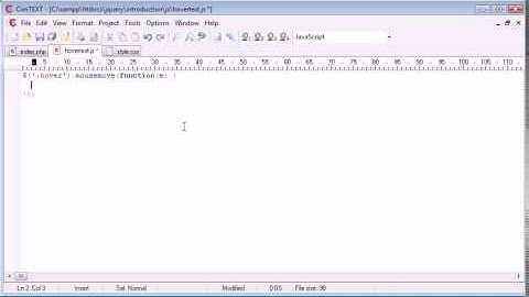 jQuery Tutorial   49   Hover over description