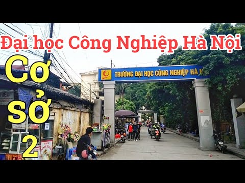 Đường đến trường đại học Công Nghiệp Hà Nội cơ sở 2
