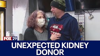 Woman with kidney disease receives gift of life from unexpected donor