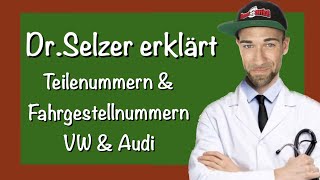Erklärung Teilenummern Vwaudi I Erklärung Fahrgestellnummer Vwaudi I Dr.selzer Erklärt