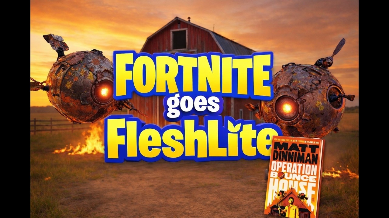 Fortnite Goes Full Fleshlite: A BookMob Review of Operation Bounce House by Matt Dinniman