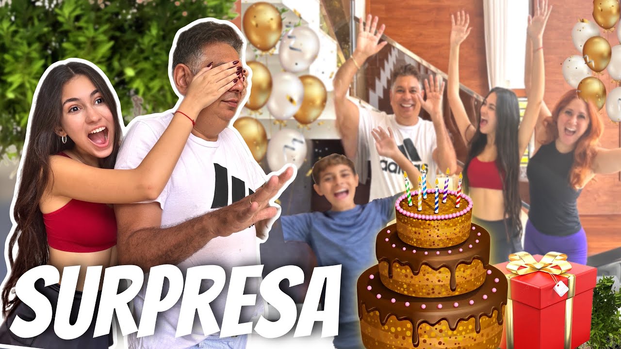 FESTA DE ANIVERSÁRIO DO MEU PAI !!! 😍 Ele ficou Emocionado