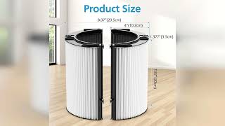 Overview: 2 Pack Combi 360°Glass HEPA+Activated Carbon Filter For Dyson HP1 HP2 TP09 TP07 TP06 T...
