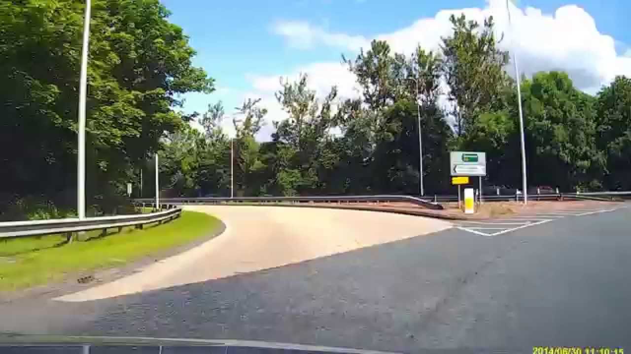 Drive Through Port Glasow.Greenock and Gourock