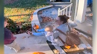 Mom and Son Take a Tumble on Package From Hell