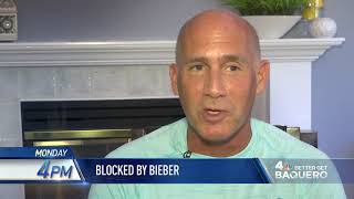 News 4 New York: Better Get Baquero: Blocked by Bieber promo