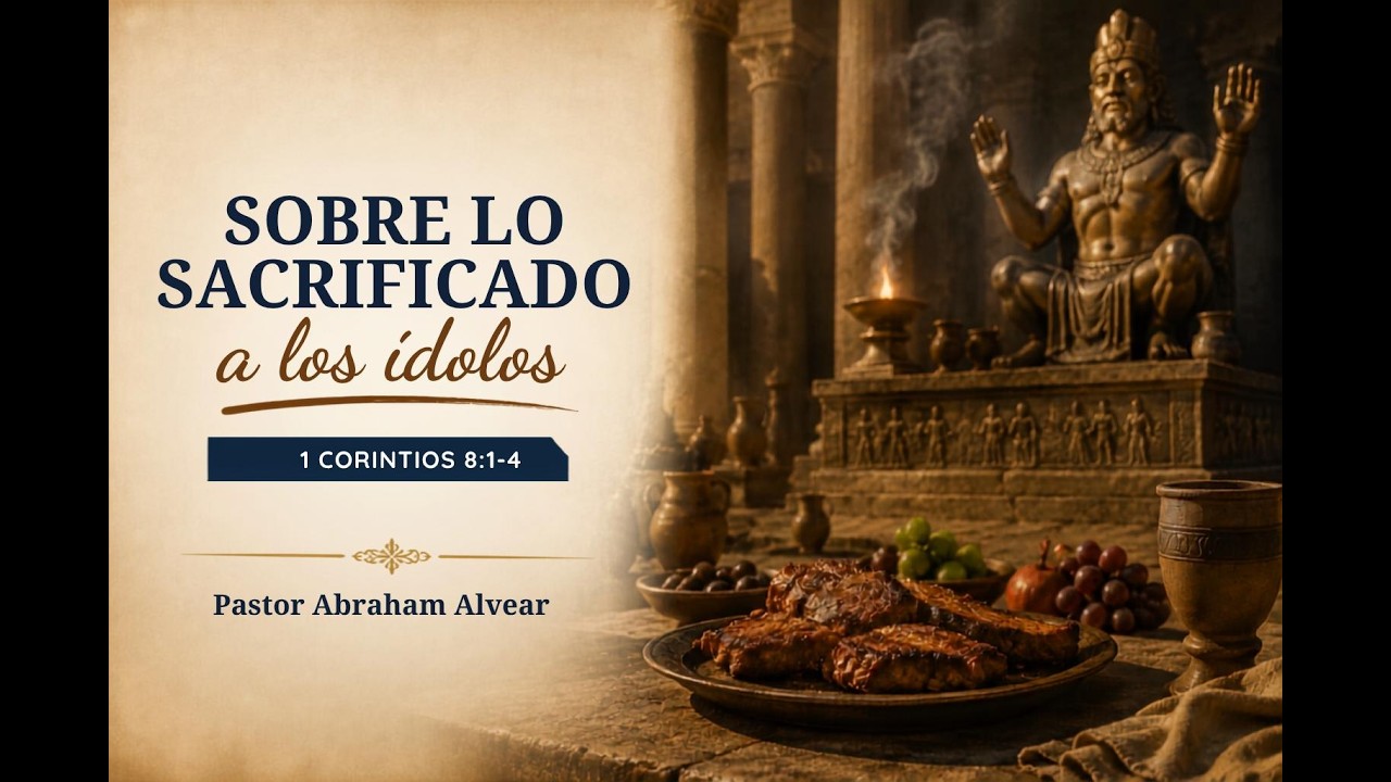 Sobre lo Sacrificado a los idolos | 1 Corintios 8:1-4 | Pstr Abraham Alvear | 07/06/2026
