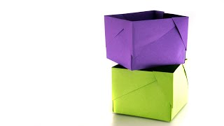 How to make a paper box - Origami storage
How to make a paper box - Origami storage
Origami is an art of Japanese origin that consists of folding paper without using scissors or glue to obtain figures of various shapes, many of which could be considered paper sculptures. How to make a paper box - Origami storage
