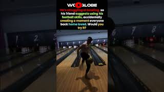 Your Bowling Will NEVER Look the Same After This Football Kick
