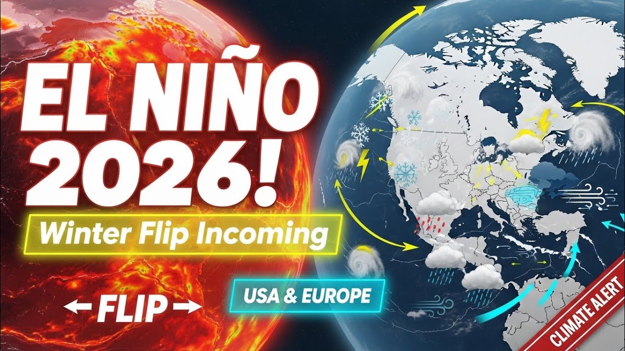 Эль-Ниньо 2026: Тихоокеанское изменение климата, которое изменит зиму в США и Европе!