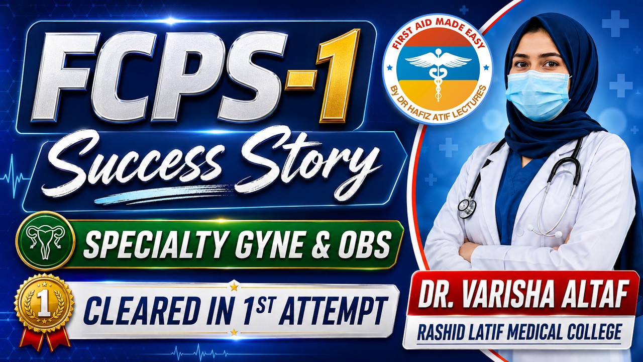 FCPS-1 Motivational Success Story | Dr. Varisha Altaf | Anesthesia | Cleared in 1st Attempt |