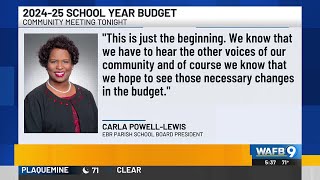 EBR School Board to host community meetings around 2024-25 budget