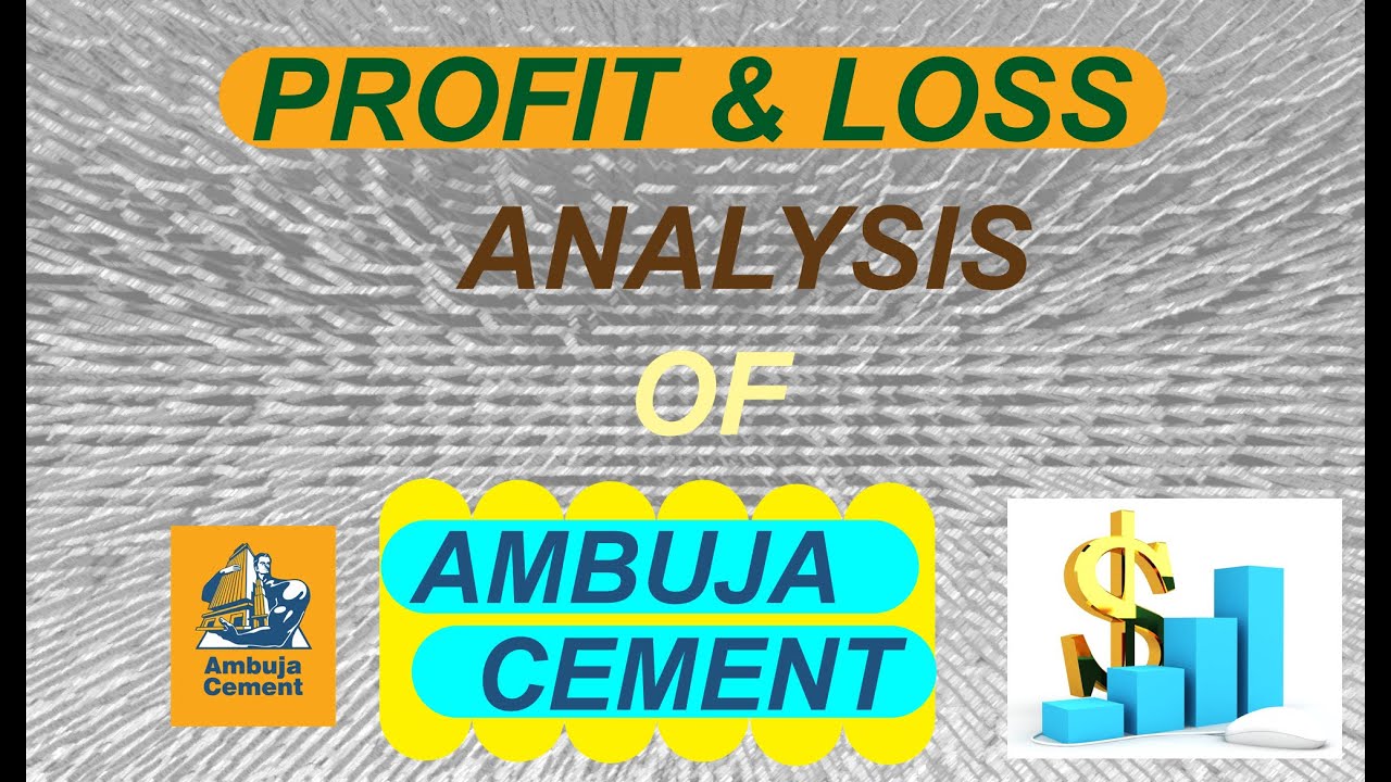 Profit & Loss ANALYSIS OF Cement Sector Stock🔥Cement Stock Ambuja