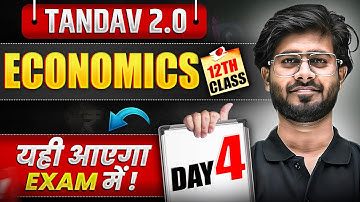 NIOS Class 12th Economics Most Important Questions with Answer | Tandav 2.0 Batch Day 4th