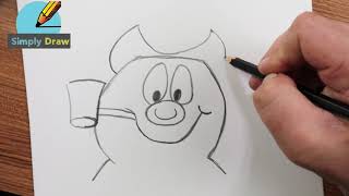 how to draw frosty the snowman || Snowman Drawing