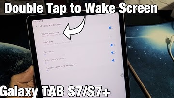 Galaxy TAB S7/S7+: How to Turn 