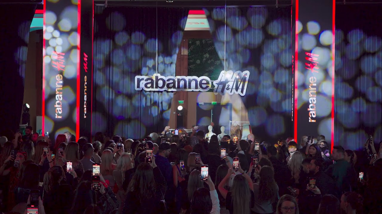 Launch new collection Rabanne H&M Bucharest Romania - YouTube