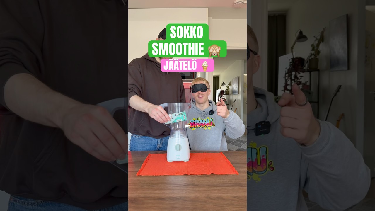 SOKKOSMOOTHIE 🙈 | Jäätelö -EDITION 🍦❣️ (PARAS kaikista!?)