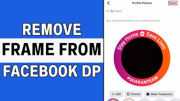 How to Remove Frame From Facebook Profile Picture 2024 (EASY GUIDE)