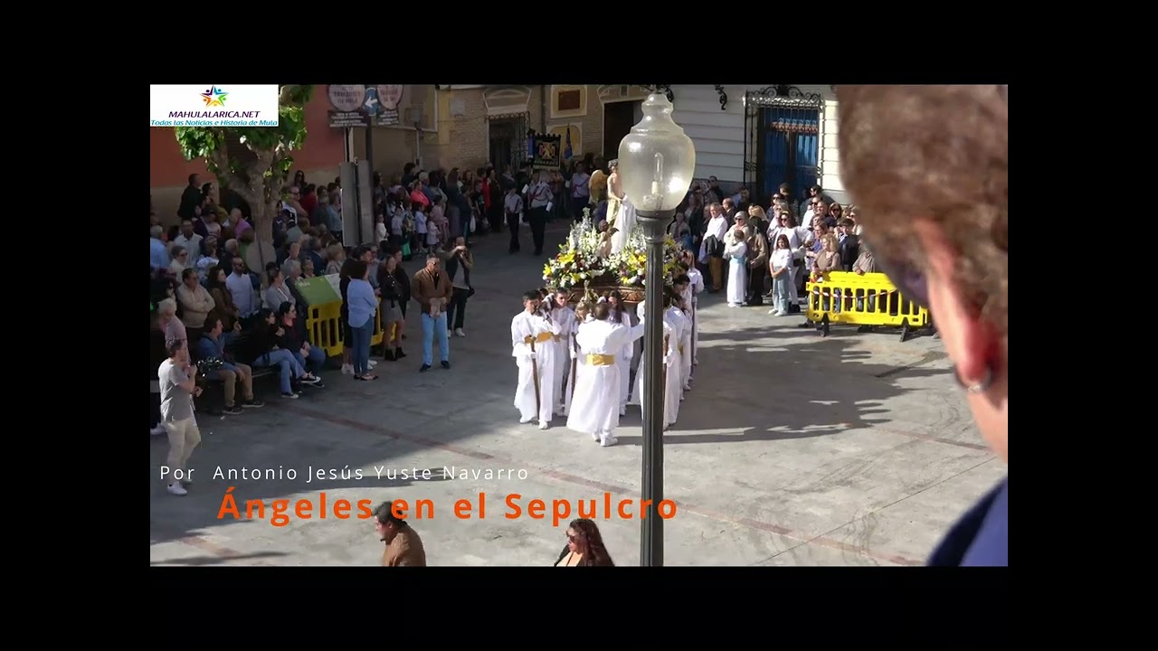 Procesión de Jesús Resucitado en Domingo de Resurrección en Mula 2023.