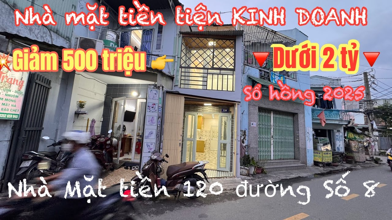 🔻 Giảm còn dưới 2 tỷ nhà mặt tiền shr 2025