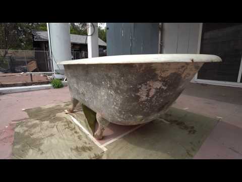 refinishing-clawfoot-bathtub-in-south-pasadena-(-los-angeles)