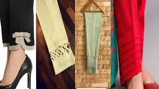 Narrow Bottom Pant Design For Girls 