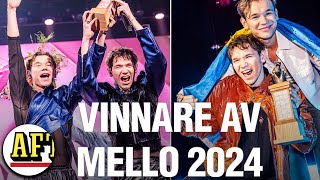 Marcus & Martinus i tårar efter vinsten i Melodifestivalen 2024