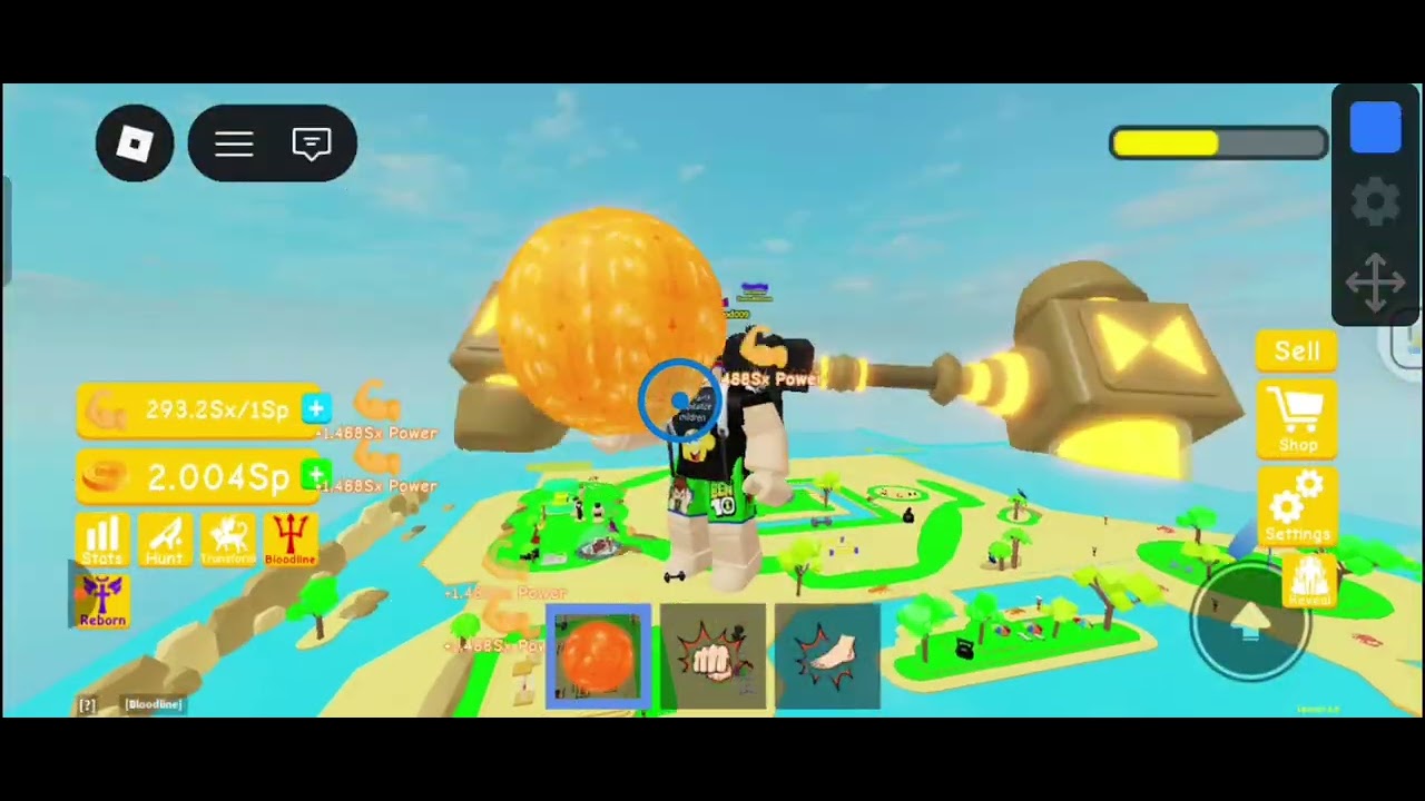 Body Alter 12-13 in No limit lifting simulator! 