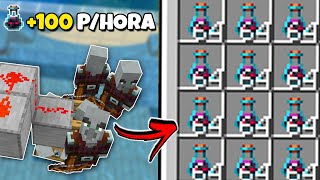 Farm de Garrafas Sinistras MAIS FÁCIL do Minecraft Bedrock 1.21/26+!