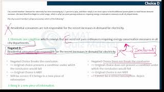 How to Identify Irrelevant Choices In Assumption Questions