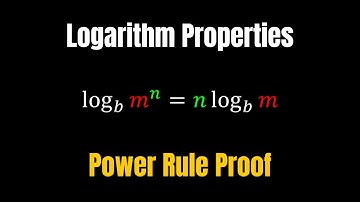 Simple Proof of Logarithm Power Rule