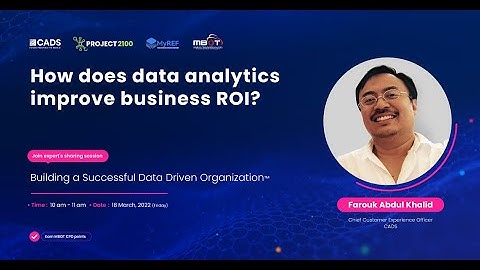 Driving ROI with data analytics - Become a Data Driven Organization