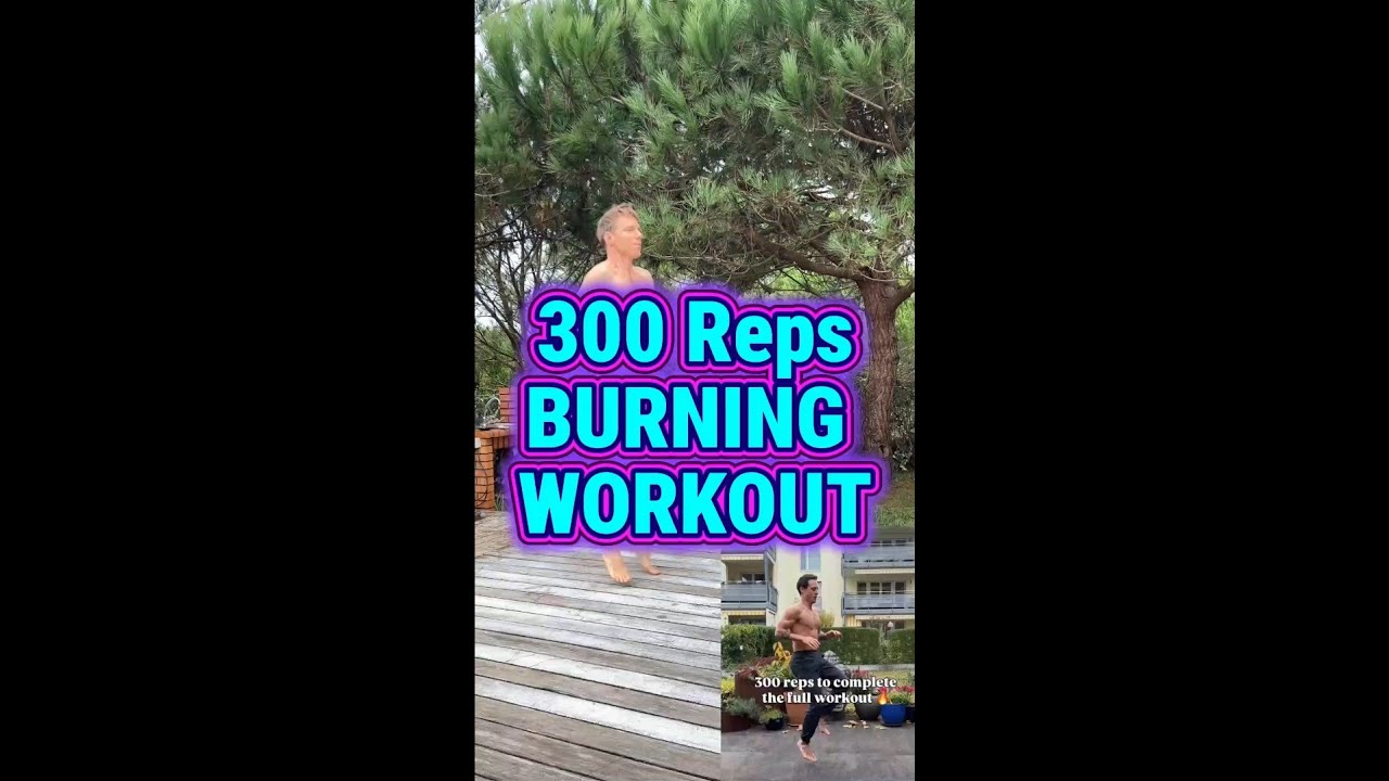 300 reps burning out workout