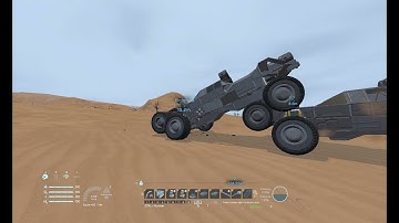 Space Engineers | 90m Drop Test (Independent suspension)