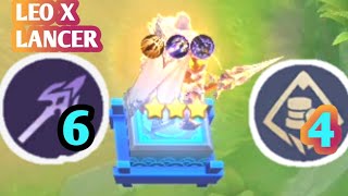 LING 1 LEO LEVEL 3 X LANCER|#magicchessmobilelegends #mobilelegends