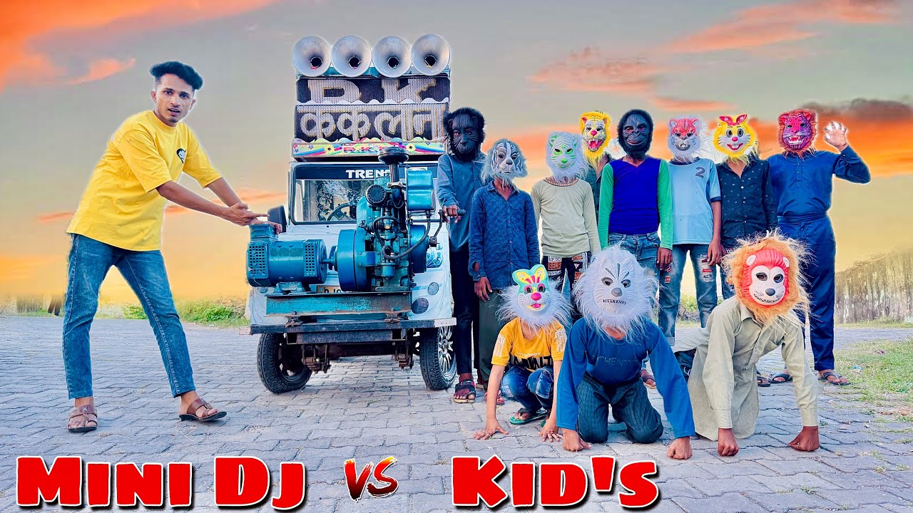 Mini dj vs Kid’s Challenges video || mini dj setup kaliya bandar