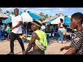 Walking🚶♀️in Labadi Beach Accra Ghana 🇬🇭 @mhbvlog
