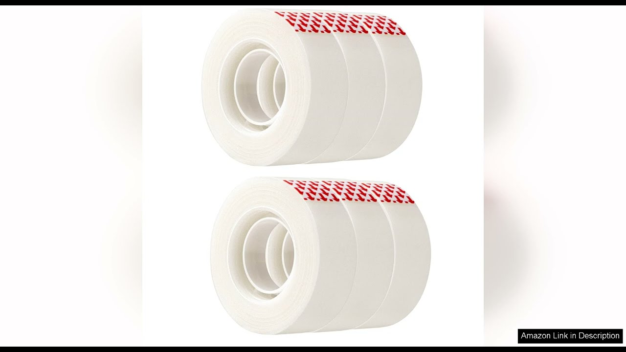 Amazon Basics Matte-finish Tape, Tape Refills, 6 Pack, Translucence, Review