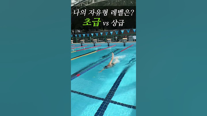 나의 자유형 레벨은? #swimming #swim #수영잘하는방법 #자유형