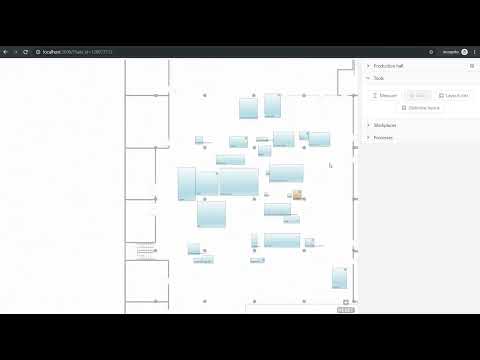 Facility layout optimization app