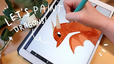 Let's paint dragons in Procreate
