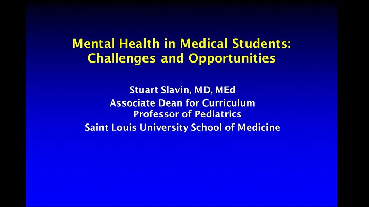 Mental Health in Medical Students: Challenges and ...