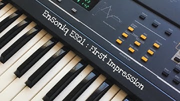 Ensoniq ESQ1: First Impression
