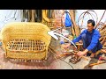 How to make Cane sofa | beautiful rattan Cane sofa chairs handmade furniture