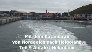 Von Helgoland nach Norddeich mit dem Katamaran ADLER JET mit Zwischenstopp auf Norderney Teil 9.