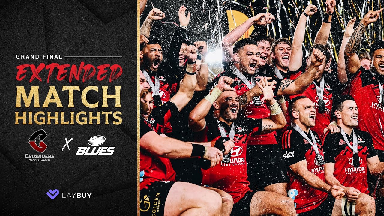 SRP Grand Final Crusaders vs Blues Extended Highlights 2022 YouTube