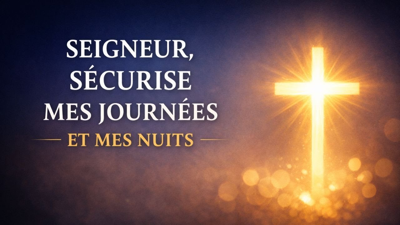 PRIÈRE DU JOUR | SEIGNEUR, VEILLE SUR MES JOURNÉES ET MES NUITS | Prière de Protection & Paix