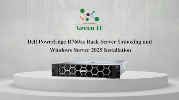 Dell PowerEdge R760xs Rack Server Unboxing and Windows Server 2025 Installation