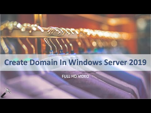 Create Domain In Windows Server 2019